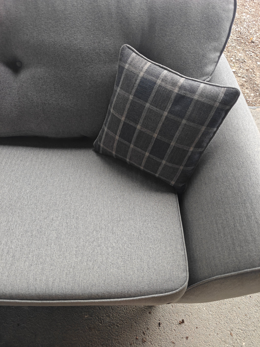 Large Grey Corner Sofa – Made in Great Britain