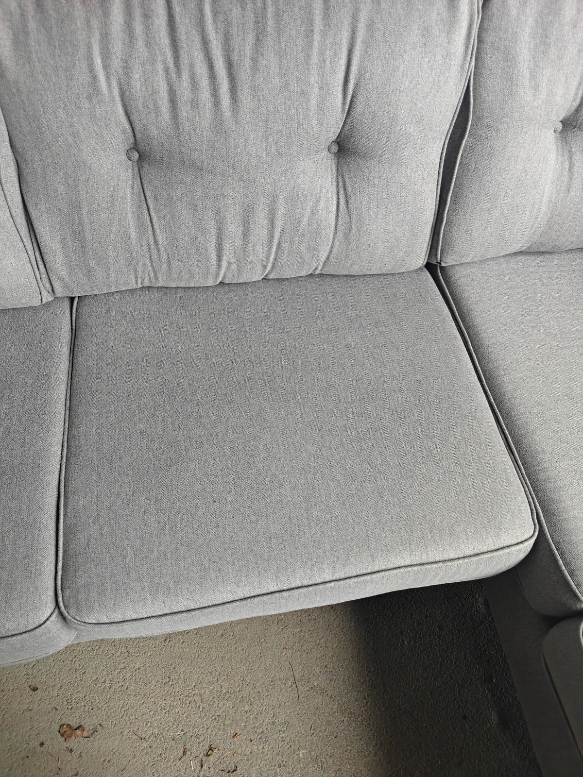 Large Grey Corner Sofa – Made in Great Britain
