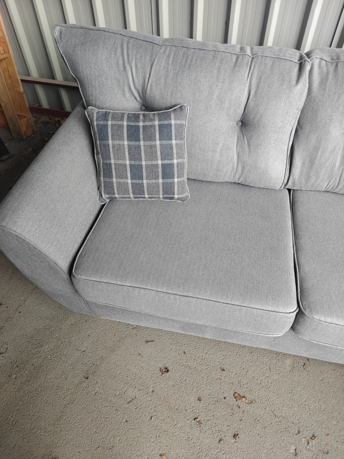 Large Grey Corner Sofa – Made in Great Britain