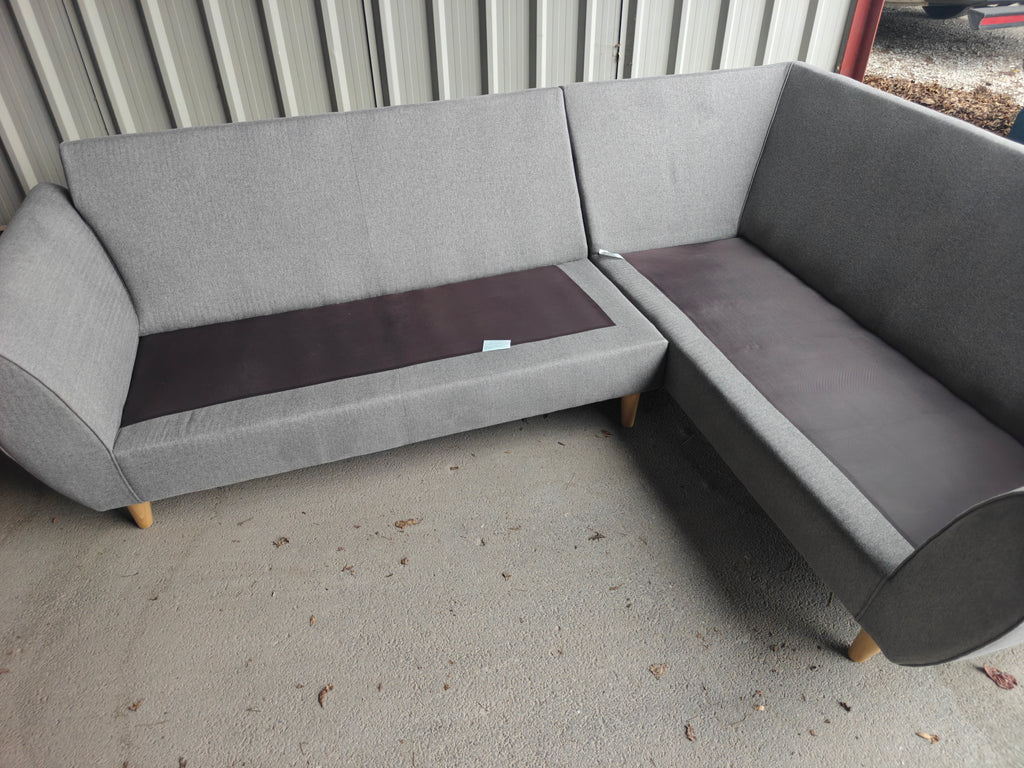 Large Grey Corner Sofa – Made in Great Britain