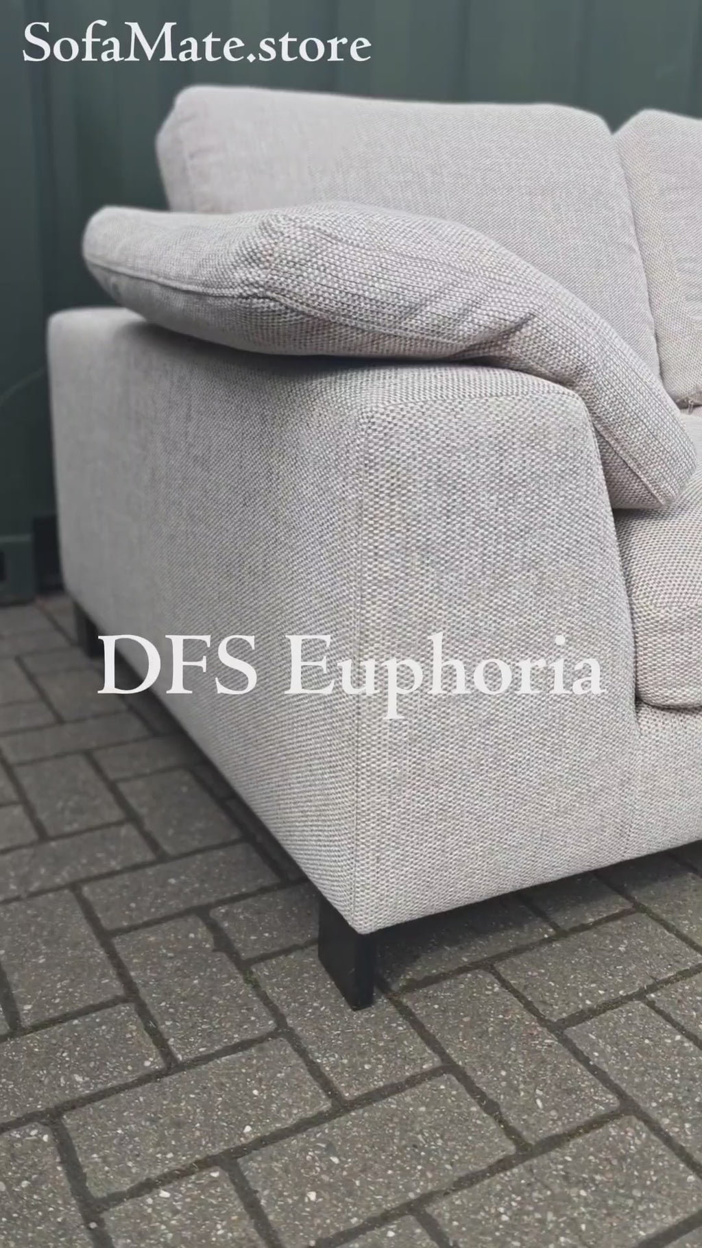 Large DFS Euphoria Corner Sofa – Sand/Beige