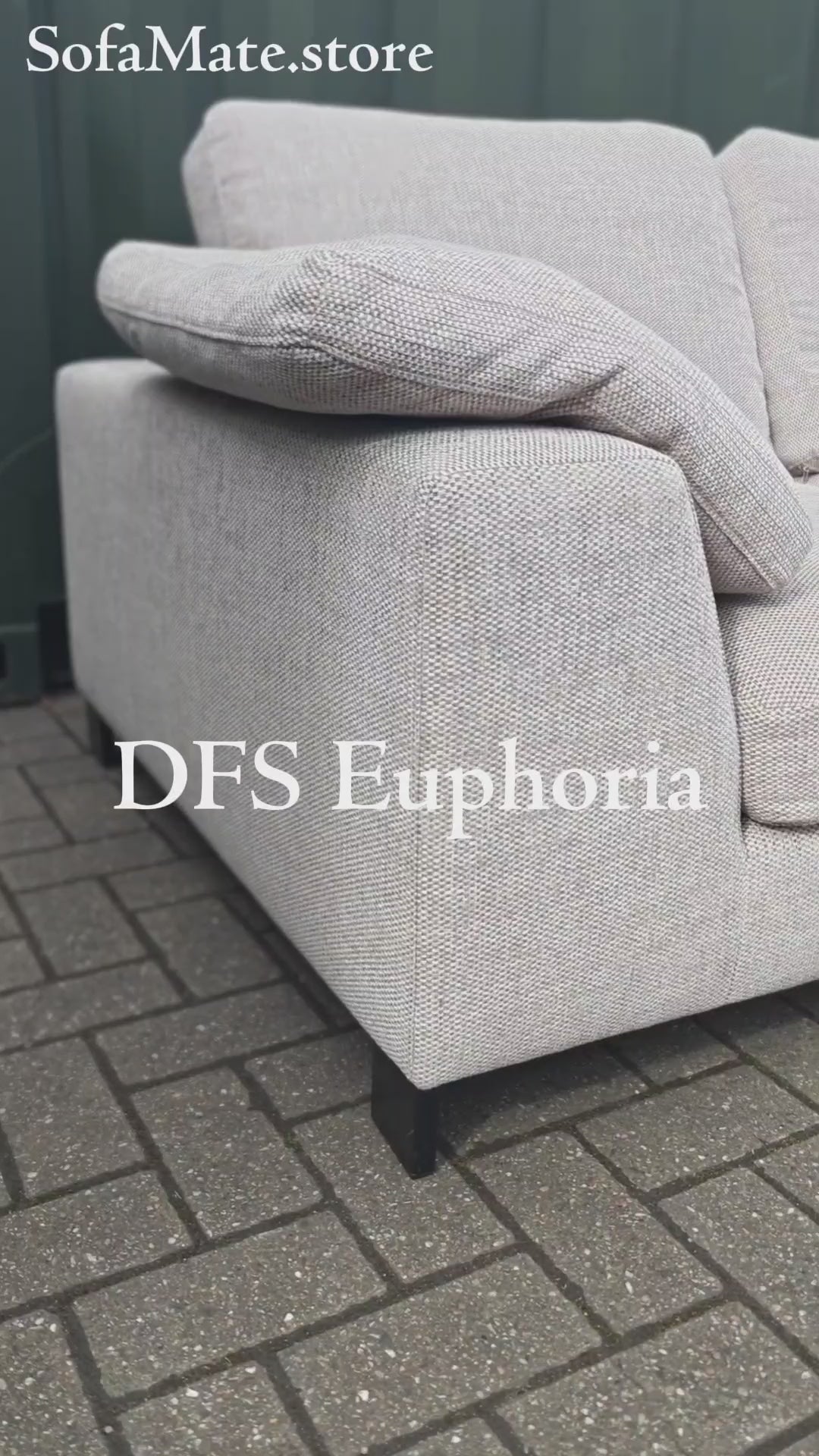 Large DFS Euphoria Corner Sofa – Sand/Beige