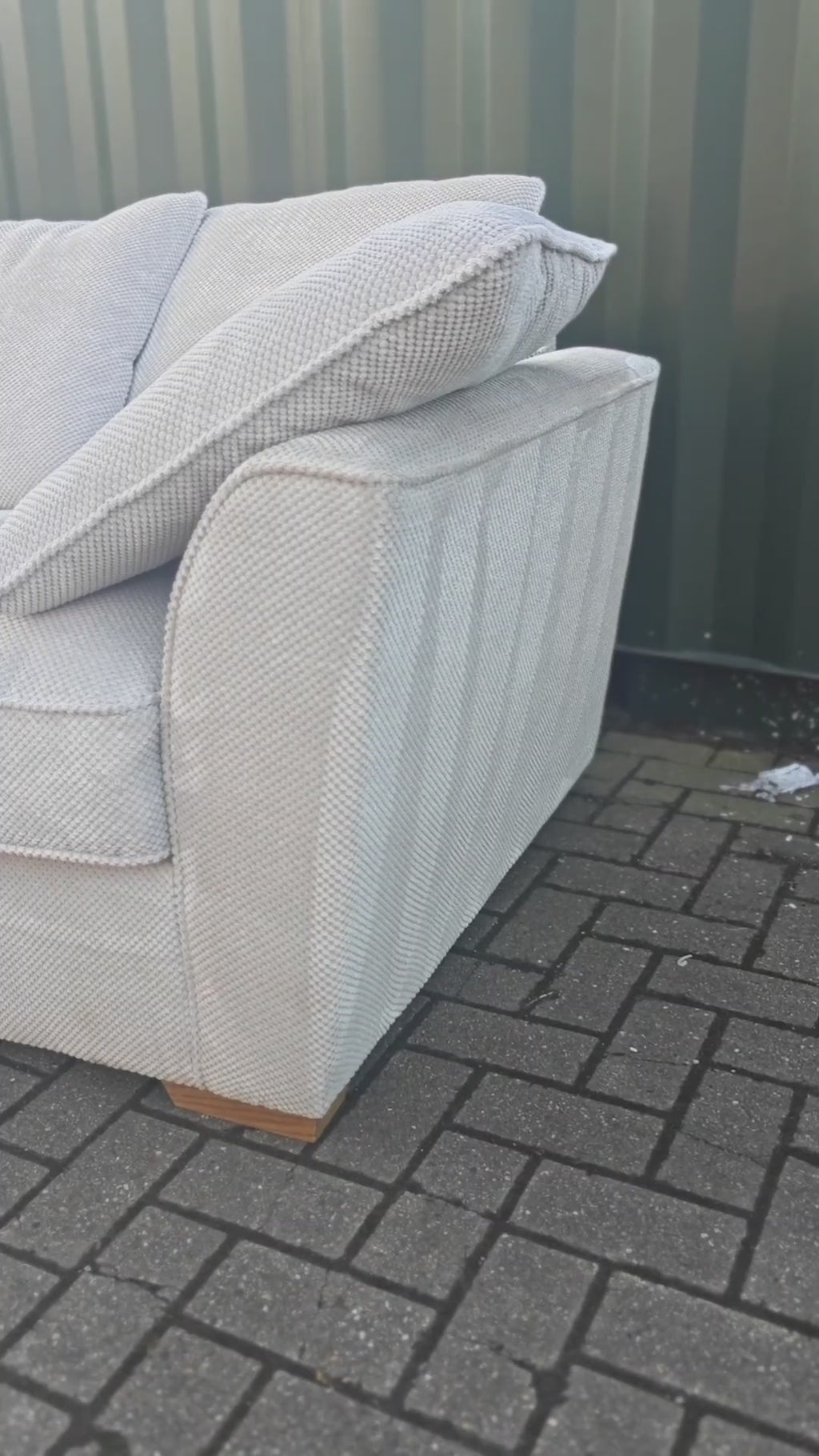 Nebraska Oak Furniture Left Hand Side Corner Sofa