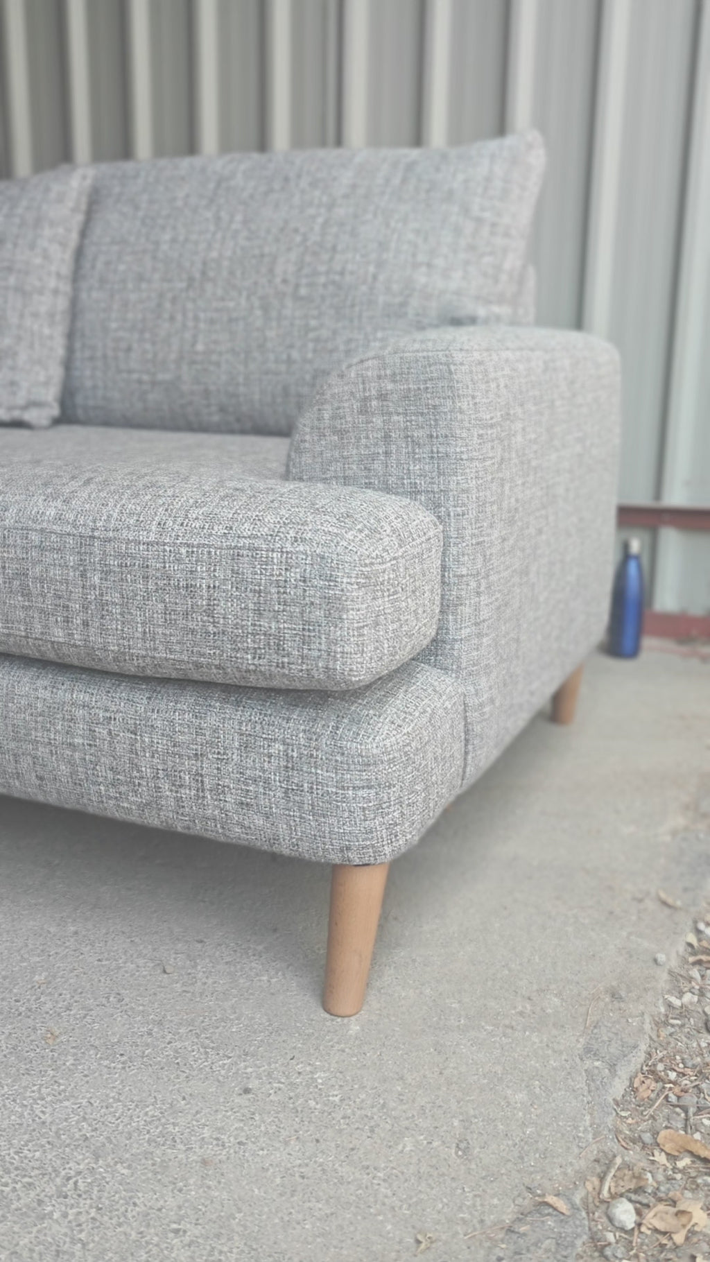 NEXT Parker Large Corner Sofa – Light Grey