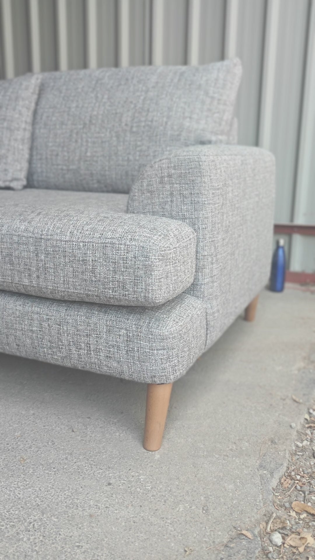 NEXT Parker Large Corner Sofa – Light Grey