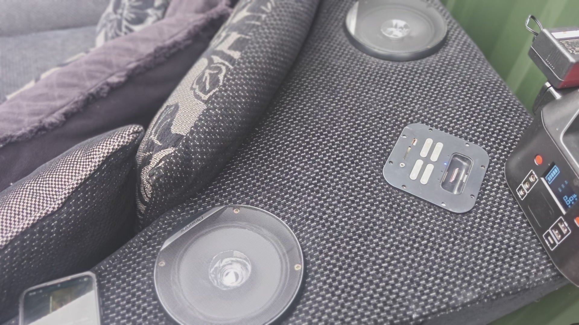 SCS Corner Sofa with Built-in Pioneer Speakers